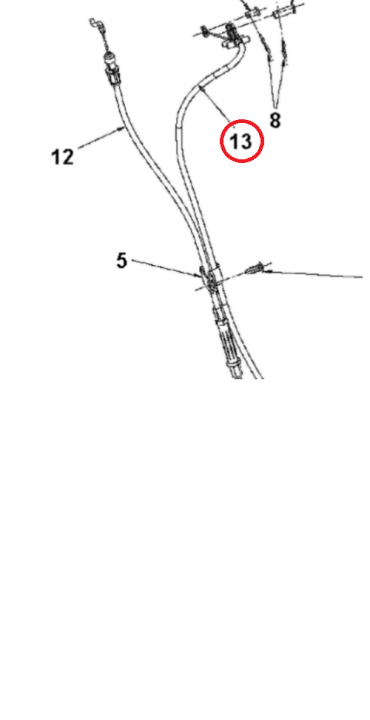 Cable Assy Speed Select Braide nel gruppo  presso GPLSHOP (5984504-01)