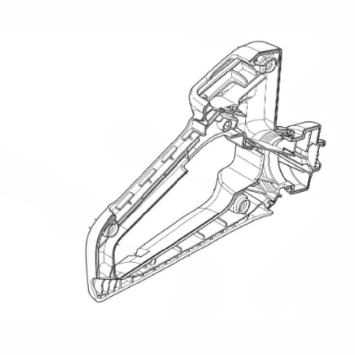 Maniglia posteriore sinistra nel gruppo I Pezzi Di Ricambio / Pezzi di ricambio Tagliasiepi / Pezzi di ricambio Husqvarna 522iHD75 presso GPLSHOP (5984838-01)