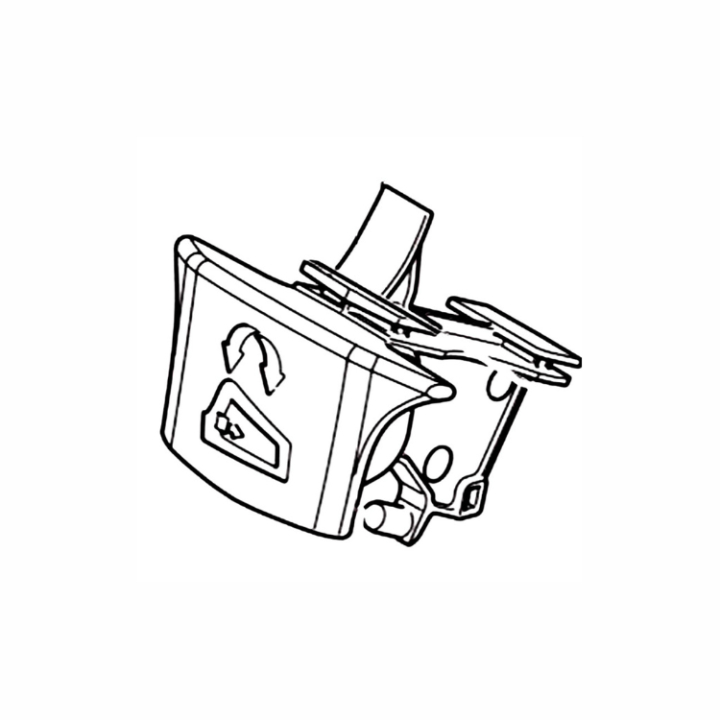 Pulsante di bloccaggio tagliasiepi nel gruppo I Pezzi Di Ricambio / Pezzi di ricambio Tagliasiepi / Pezzi di ricambio Husqvarna 522iHD75 presso GPLSHOP (5985299-01)