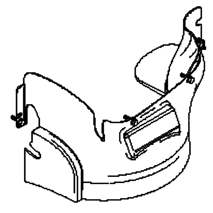 Guardia Asm Rh Tex Crd Francese nel gruppo I Pezzi Di Ricambio / Pezzi di ricambio Trattorini tagliaerba presso GPLSHOP (5986607-01)