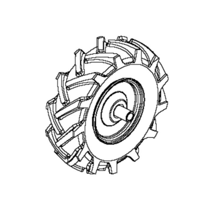 Ruota Destra 3.50X6 5986785-01 nel gruppo I Pezzi Di Ricambio / Ricambi per Motozappe Husqvarna / Pezzi di ricambio Husqvarna TR348 presso GPLSHOP (5986785-01)
