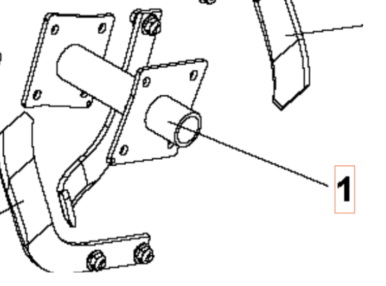 Fresa Roto 400 Mozzo Perno Sinistro B 5986788-01 nel gruppo  presso GPLSHOP (5986788-01)
