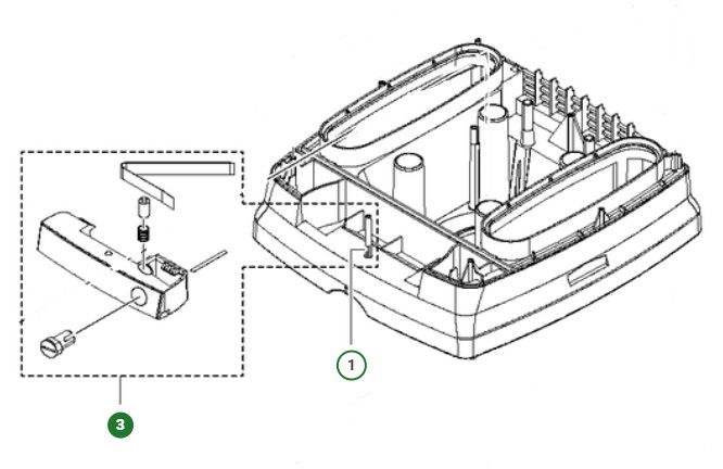 Kit gruppo blocco barra di bloccaggio s 25 nel gruppo presso GPLSHOP (5992800-02)