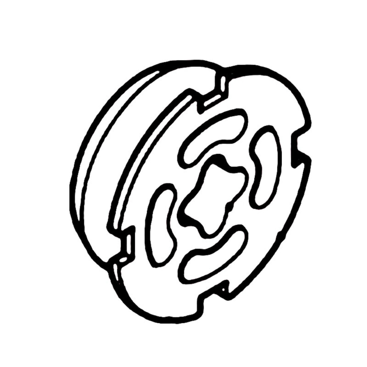 Elemento antivibrante Hedgetri nel gruppo I Pezzi Di Ricambio / Pezzi di ricambio Tagliasiepi / Pezzi di ricambio Husqvarna 522iHD75 presso GPLSHOP (5997232-01)