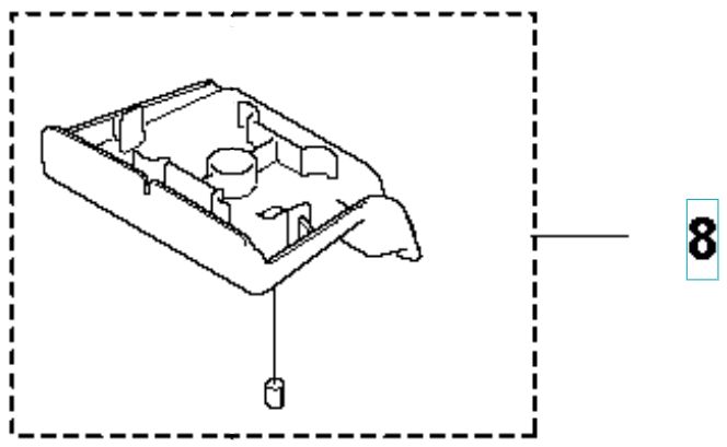 Kit porta magnete nel gruppo I Pezzi Di Ricambio Robotizzati / Pezzi di ricambio Husqvarna Automower® 415X / Automower 415X - 2023 presso GPLSHOP (5999910-01)