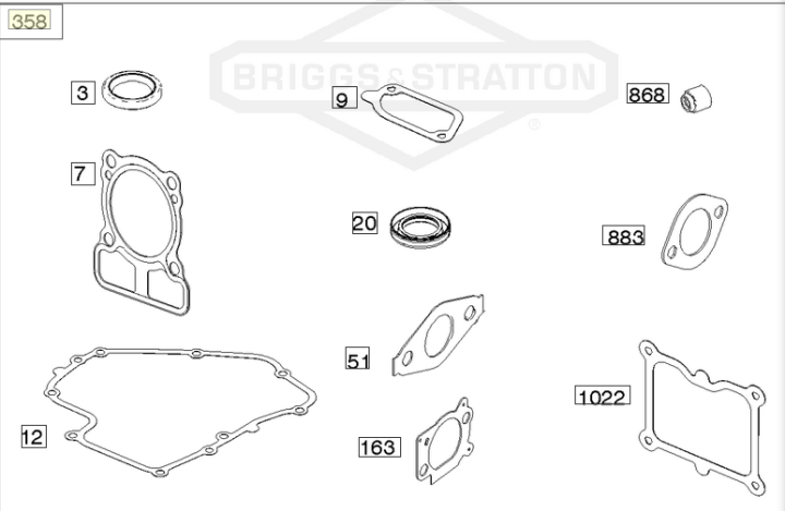 Set guarnizioni motore nel gruppo  presso GPLSHOP (793623)