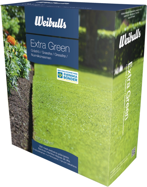 Semi di erba Weibulls Extra Green 3kg nel gruppo Prodotti per lavori forestali e giardinaggio Husqvarna / Semi di erba e Concime per prato presso GPLSHOP (838051)