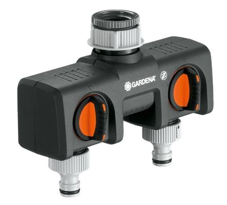 Twin-Tap Connector GARDENA (8193) nel gruppo  presso GPLSHOP (9669703-01)