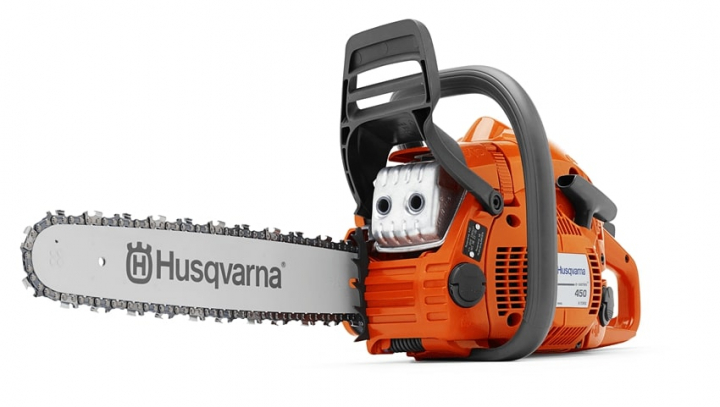 Husqvarna 450 E-series Motosegha nel gruppo Prodotti per lavori forestali e giardinaggio Husqvarna / Husqvarna Motoseghe / Motoseghe universali presso GPLSHOP (9671569-73)