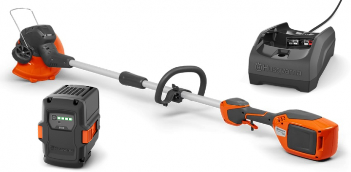 Husqvarna 110iL FLXi Decespugliatore a batteria + B70 & C80 nel gruppo Prodotti per lavori forestali e giardinaggio Husqvarna / Husqvarna Decespugliatori / Decespugliatori a batteria presso GPLSHOP (9705312-02)