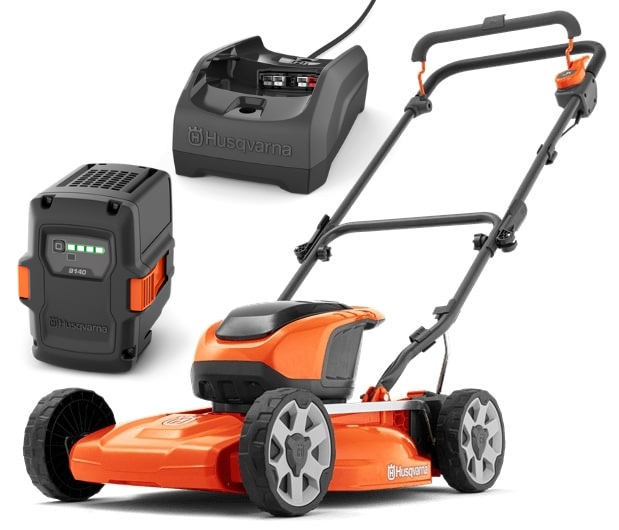 Husqvarna LB 144i Rasaerba A Batteria + B140 & C80 nel gruppo Prodotti per lavori forestali e giardinaggio Husqvarna / Husqvarna Rasaerba / Rasaerba batteria presso GPLSHOP (9706482-02)