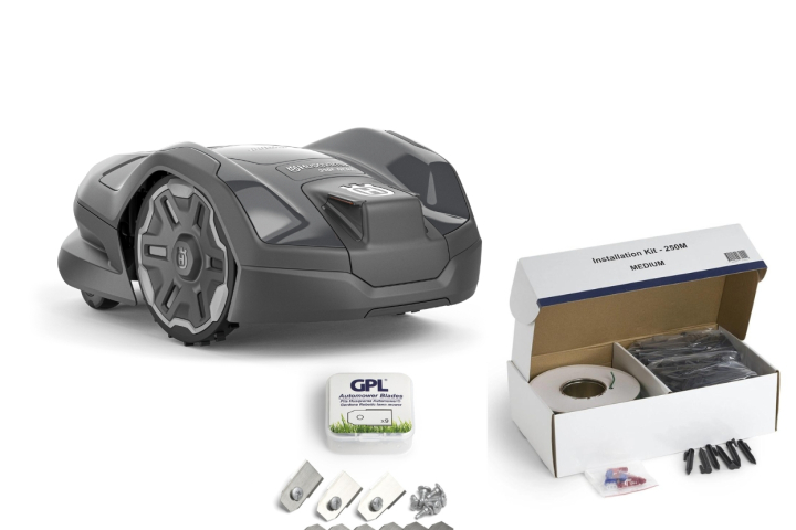Husqvarna Automower® 310E Nera Start-pacchetto nel gruppo Husqvarna Automower® / Automower® 310E Nera presso GPLSHOP (9706541)