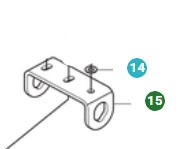 Staffa, Supporto Perno Ruota Posteriore 5013213-01