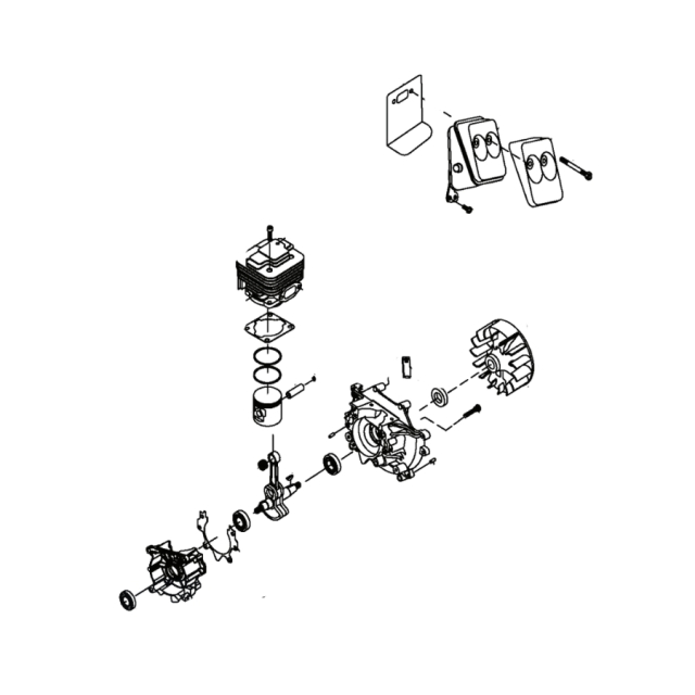 Kit Revisione Motore Blocco Corto 5014243-15