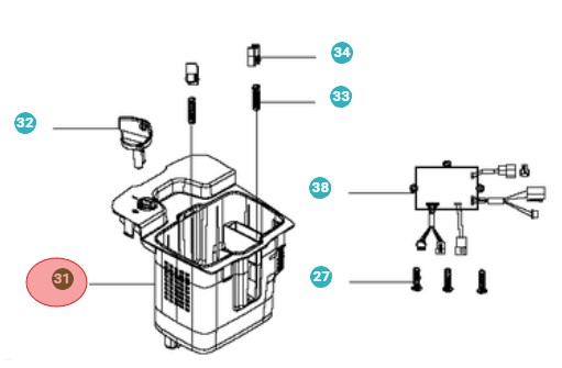 Scatola della batteria