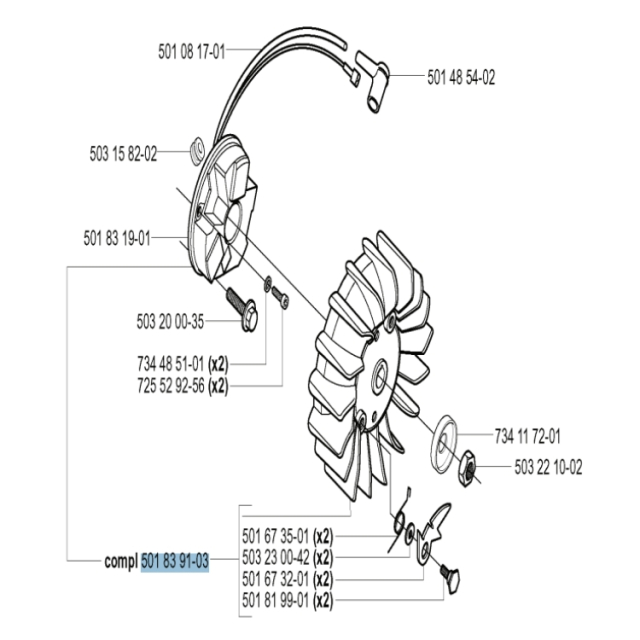 Sistema di accensione Kpl