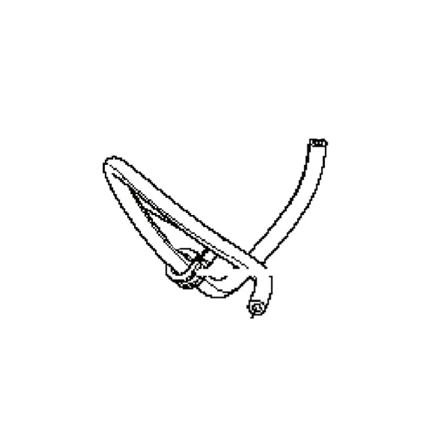 Tubo flessibile del carburante Di=6.4 L=600