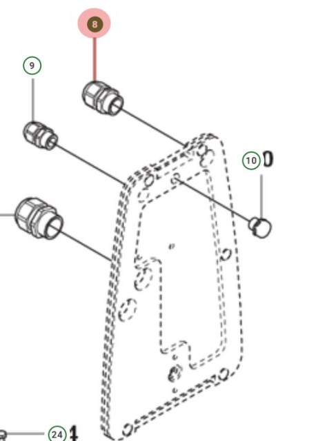 Ingresso Cavi M20X1.5 5055269-02