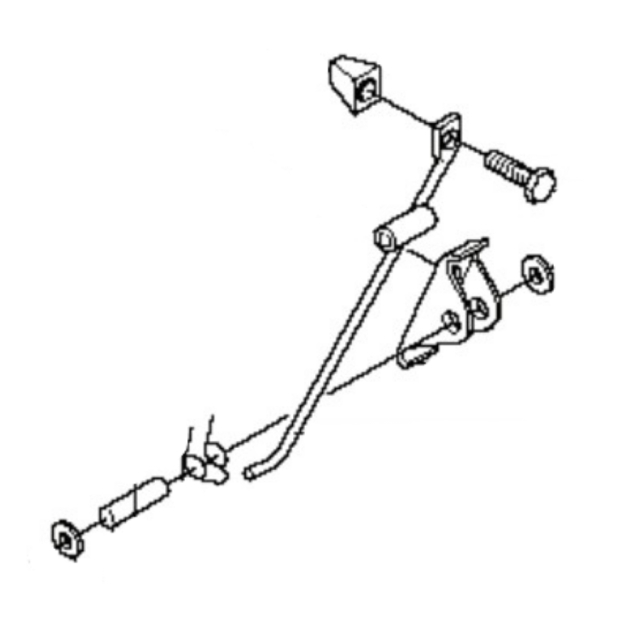 Blocco freno Kpl, Clip,