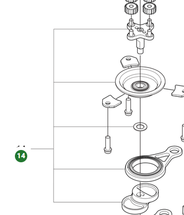 Anello del cuscinetto a taglio grosso 5311957-02
