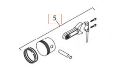 Pistone compl 5324205-82