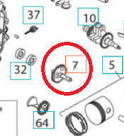 Albero a camme 5324293-13