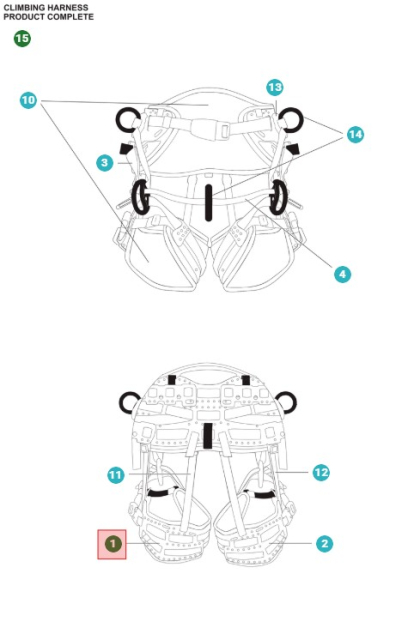 Passante per la gamba a sinistra 5367699-01