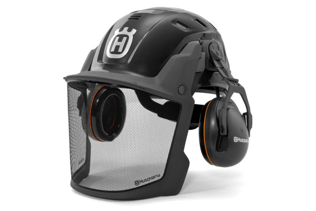 Casco forestale Husqvarna, Technical, grigio