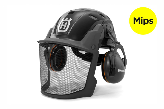 Casco forestale Husqvarna, Technical Mips grigio