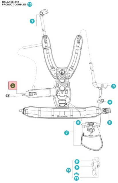 Tirare la cinghia Gruppo laterale cinghia Bal 5388050-01