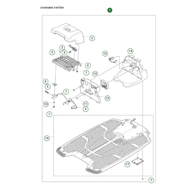 Stazione di ricarica Automower R6V, 308V, 312V