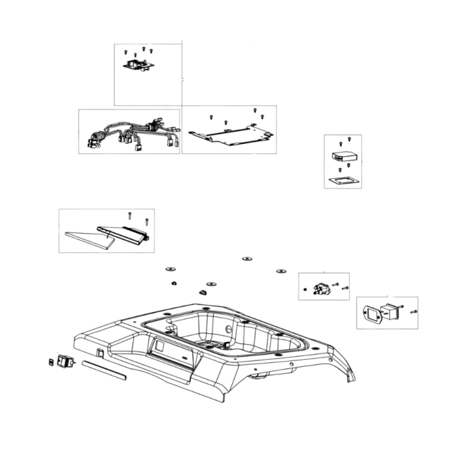 Kit di ricambi Kit coperchio superiore