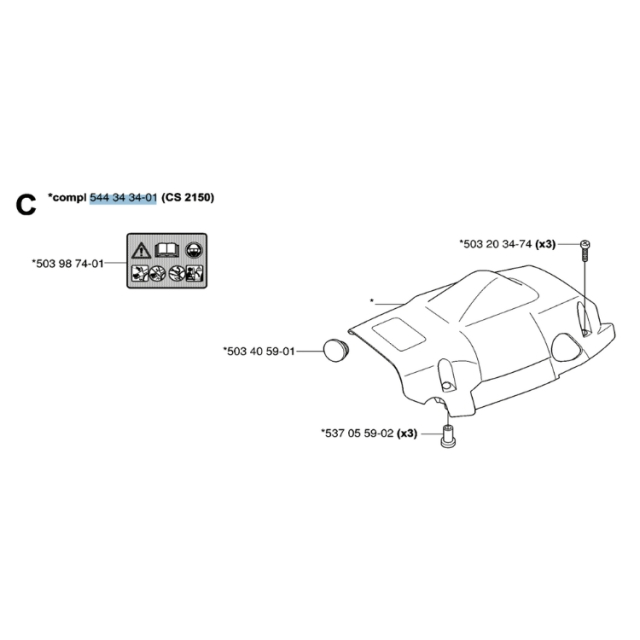 Copricilindro 5443434-01