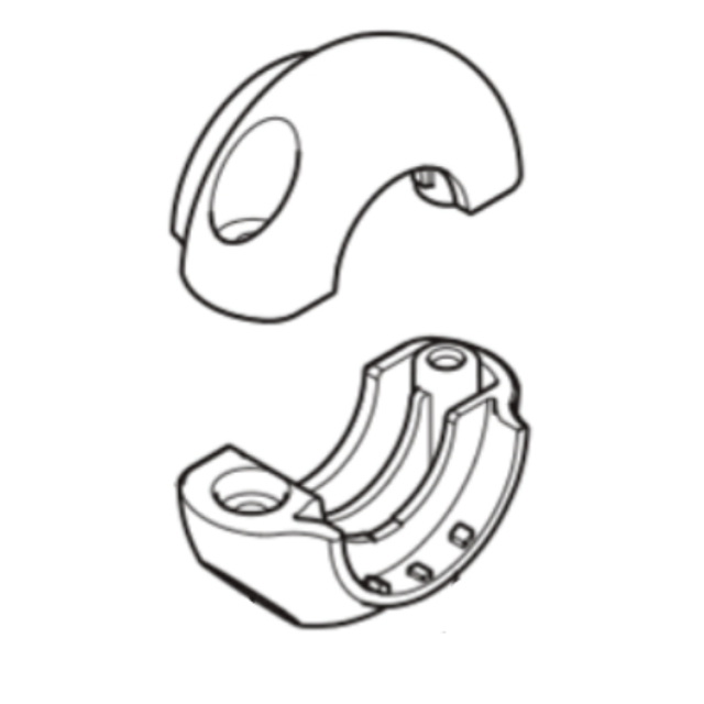 Tagliasiepi a palo con protezione per le mani