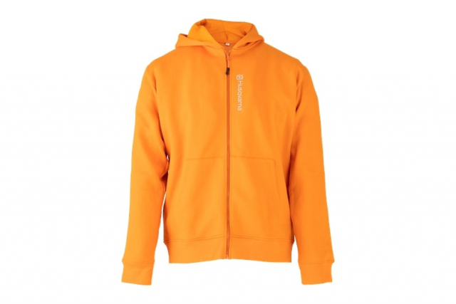 Husqvarna Zip Hoodie arancione