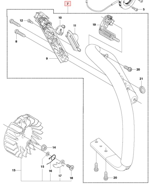 Maniglia Anteriore Husqvarna 560, 562XPG