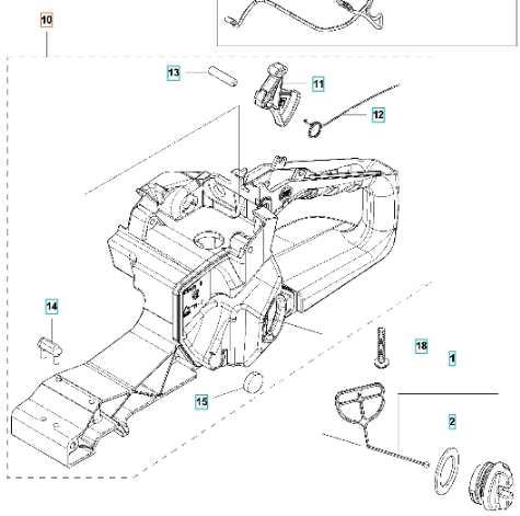 Maniglia 543XPG Kpl 5795284-01