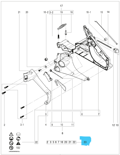 Gruppo Maniglia Posteriore 5826311-01
