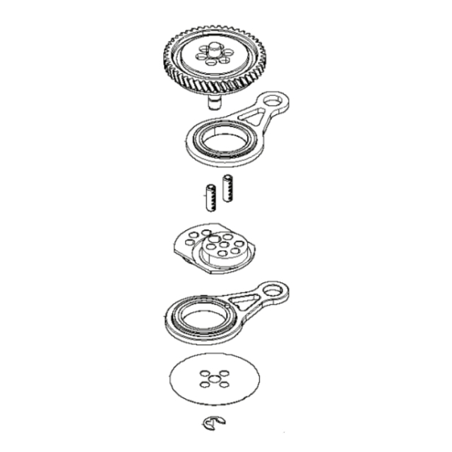 Kit ingranaggi elicoidali 536Lihd60X/ 5