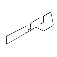 Ponte di guardia 38 pollici Rh nero