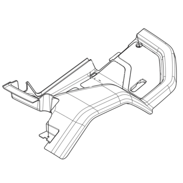 Copri piastra di appoggio, destra
