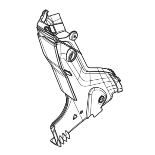 Copri piantone dello sterzo, sinistro