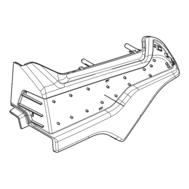Copertura pannello di controllo, esterno 5894988-02
