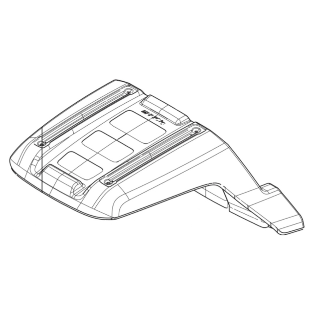 Copertura superiore del cofano motore