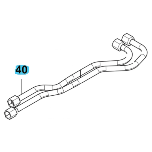 Tubo idraulico per Vfmu