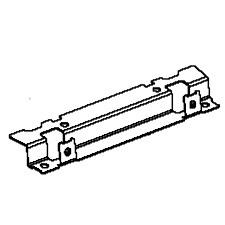 Staffa Consolle Posteriore Nera Zincata 5896269-02