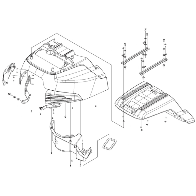 Gruppo cofano R420Tsx Awd