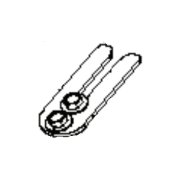 Braccio tenditore guida in zinco nero 5929178-02