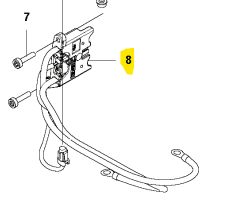 Cablaggio Assy Decespugliatore elettrico