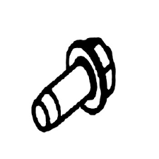 Vite a testa esagonale con collare